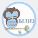 Search for owl on branch stickers Party