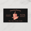 Search for residential cleaning services business cards Professional