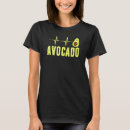 Search for avocado womens tshirts Heartbeat