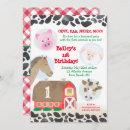 Search for barnyard birthday invitations Watercolor