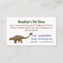 Search for dinosaur business cards Prehistoric