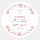 Search for christian cross stickers First holy communion