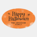 Search for happy oval stickers Spooky