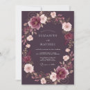 Search for burgundy mauve pink invitations Botanical