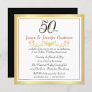 Search for 50 years wedding anniversary invitations Vow renewal