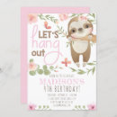 Search for cute sloth invitations Wild