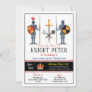 Search for knight birthday invitations Mediaeval