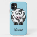 Search for cartoon cow iphone cases White