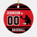 Search for baseball catcher christmas tree decorations Coach