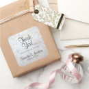 Search for 2 hearts wedding stickers Thank you