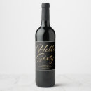 Search for 60th birthday wine labels Black and gold