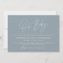 Search for dusty blue baby shower invitations Script