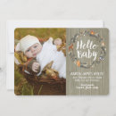 Search for woodland birth announcement cards Fox