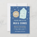 Search for milk and cookies birthday invitations Dessert party
