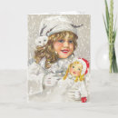 Search for victorian doll christmas cards Girl