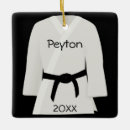 Search for black belt christmas tree decorations Kung fu