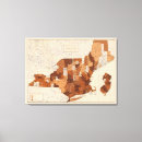 Search for new england map canvas prints East
