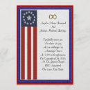 Search for military wedding invitations Red white and blue