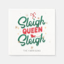 Search for novelty napkins Typography