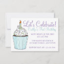 Search for cake 1st birthday invitations Candle