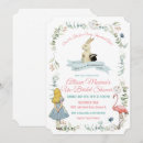 Search for alice in wonderland bridal shower invitations Tea party