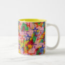 Search for brightly coloured mugs Abstract