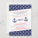 Search for boat rehearsal dinner invitations Anchor