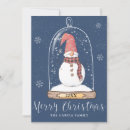 Search for snow globe photo christmas cards Whimsical