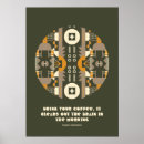 Search for green tones posters Geometric