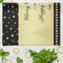 Search for black christmas tea towels Stars