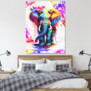 Search for colourful elephants art Wildlife
