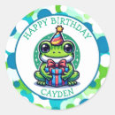 Search for blue frog stickers Toad