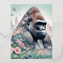 Search for gorilla art postcards Animal