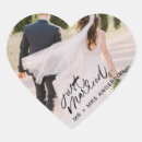 Search for just married couple stickers Thank you