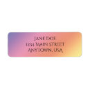 Search for rainbow return address labels Playful