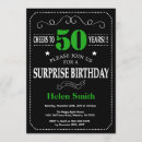 Search for chalkboard 50th birthday invitations Cheers to 50 years