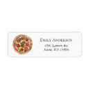 Search for pizza return address labels Gender neutral