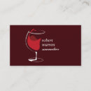 Search for wine business cards Bartender