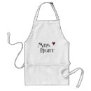 Search for wedding couple aprons Typography