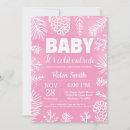Search for nature baby shower invitations Pink