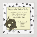 Search for puppy bone invitations Party