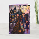 Search for painting halloween cards Haunted house