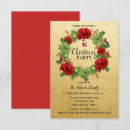 Search for red gold green christmas invitations Party