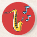 Search for jazz coasters Saxophone