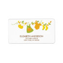 Search for autumn harvest return address labels Pumpkin