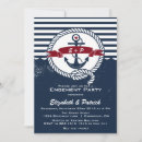 Search for nautical engagement party invitations Anchor