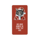 Search for cute kitty return address labels Fun
