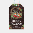 Search for christmas robin gift tags Rustic