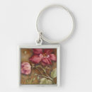 Search for beautiful floral square key rings Botanical