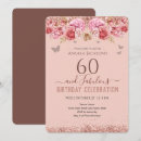 Search for 60 and fabulous invitations Pink